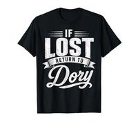 Matching Couples If Lost revient à Dory Funny Vintage T-Shirt Graphique avec Valeur