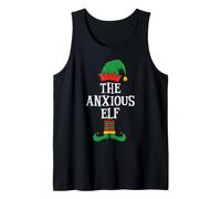Matching Family Group Funny I'm The Anxious Elf Christmas Débardeur