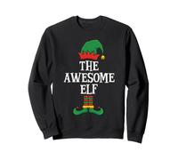 Matching Family Group Funny I'm The Awesome Elf Christmas Sweatshirt