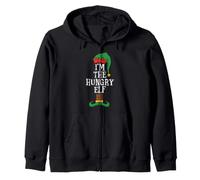 Matching Family Group I'm The Hungry Elf Funny Christmas Sweat à Capuche