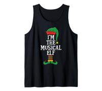 Matching Family Group I'm The Musical Elf Funny Christmas Débardeur