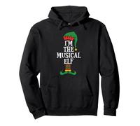 Matching Family Group I'm The Musical Elf Funny Christmas Sweat à Capuche