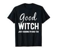 Matching Good Witch Bad Witch BFF Drôle Halloween T-Shirt