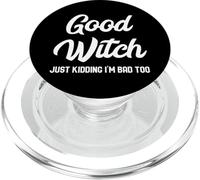 Matching Good Witch Bad Witch I Drôle Halloween Sorcière PopSockets PopGrip pour MagSafe
