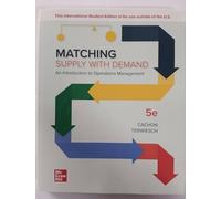 Christian Terwiesch – Matching Supply with Demand – An Introduction to Operations Management – ISE