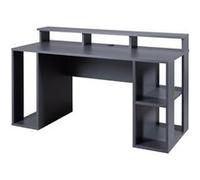Inter Link - Bureau - Bureau Gaming - avec Plateau Tower - boîte de Sortie de câbles Incluse - Côtés Ouverts pour Une Meilleure régulation de la Chaleur - Anthracite - Match Point