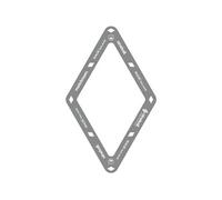 Matchroom 9-ball Magic Ball Rack Gris avec lettrage blanc