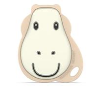 Matchstick Monkey, Anneau de dentition en silicone antimicrobien, facile à saisir, sans BPA, 3 mois et plus, 8 cm, tête de girafe Gigi plate