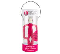 Matchstick Monkey – Anneau de dentition Original, silicone antimicrobien sans BPA, Fuchsia 1 unité