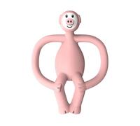 Matchstick Monkey, Antimicrobial Silicone Teether & Gel Applicator, Easy To Grip, BPA Free, 3 Months Old+, 11 cm, Pickle Pig