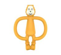 Matchstick Monkey, Antimicrobial Silicone Teether & Gel Applicator, Easy To Grip, BPA Free, 3 Months Old+, 11 cm, Ludo Lion
