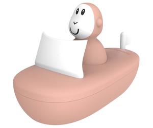 Matchstick Monkey Endless Bathtime Fun Boat Set jouet de bain Dusty Pink 2 pcs