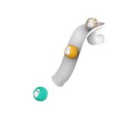 Matchstick Monkey, Ensemble de toboggans de Bain, Jouet de Bain antimicrobien pour bébé, Facile à saisir, Apprentissage sensoriel - Ensemble de Diapositives (1 Toboggan + 3 Roches Amusantes de