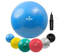 MATCHU - Ballon Grossesse - Balon Pilates - Ballon Gym - Swiss Ball - Ballon Fitness - Disponible en 45-85 CM - Y Compris La Pompe - (Bleu - 75 CM)