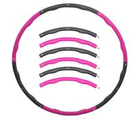 MATCHU - Cerceau Hula Hoop pour Fitness et la Perte de Poids - Disponible en 1.2 et 1.5 KG - Disponible en Vert, Violet, Noir et Rose - 100 CM - Massage Confort (Violet - 1.2 KG)