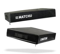 MATCHU - Drop Pads - Lot de 2 - Amortissement de haute qualité - Mousse durable - Housse en PVC résistante à l'usure - 75x57x15 CM - Noir