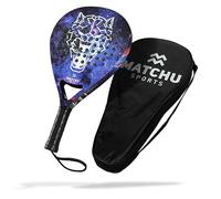 MATCHU - Raquette de Padel + Sac de Transport - Padel Racket - EVA Foam - 3D Grip Technology - 100% 18K Carbon - Bear, Gorilla, Panther ou Enfants (Panther - Expert - 100% 18K Carbon)