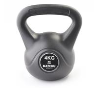 matchu Sports - Kettlebell Boule Haltère Vinyle Poids à main (Disponible en 4 différents Poids), gris