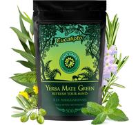 Mate Green Eucalipto 0,5kg - Thé brésilien au maté avec eucalyptus, romarin, racine de pissenlit, écorce de lapacho, feuille d'olivier, verveine citronnée et menthe