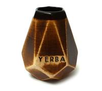 Mate Green Tasse à Maté en Céramique Behcer CRISTAL 350 ml ● Calebasse ● Nettoyage Facile