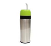 Mate Green Yerbomos 2.0 Green 350 ml pour thé Yerba Maté 350 ml ● Un accessoire portable pour yerba mate ● Fonctionne comme une bouteille isotherme avec une bouteille d'eau et maintient l'eau ● Vert