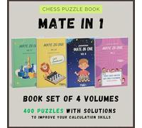 Mate in 1 Move - 4 books Set (400 puzzles, 100 per book)