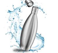 MATE OF STEEL® 900ml Bouteille sans Plastique pour Terra, Fizzi & Art - Étanche Bouteille d'Eau en Métal Acier Inoxydable, Bouteilles de Remplacement