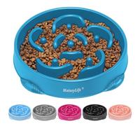 MateeyLife Gamelle Anti Glouton pour Chien - Bol Puzzle Gamelle Anti Glouton Chien Moyen Antidérapant Interactif pour Ralentir l'Alimentatio