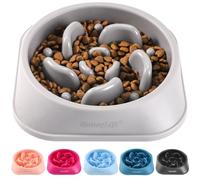 MateeyLife Gamelle Anti Glouton pour Chien - Bol Puzzle Gamelle Anti Glouton Chien Moyen Antidérapant Interactif pour Ralentir l'Alimentatio