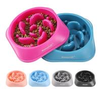 MateeyLife Gamelle Anti Glouton pour Chien - Bol Puzzle Gamelle Anti Glouton Chien Moyen Antidérapant Interactif pour Ralentir l'Alimentatio