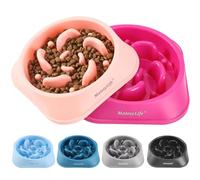 MateeyLife Gamelle Anti Glouton pour Chien - Bol Puzzle Gamelle Anti Glouton Chien Moyen Antidérapant Interactif pour Ralentir l'Alimentatio