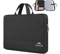 MATEIN Housse pour Ordinateur Portable 17 Pouces, avec Poignée, Design Résistant aux Rayures, Compatible avec Les Sacs pour Ordinateurs Portables HP, Lenovo, Dell, Acer, ASUS, Etc, Noir.