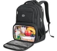 MATEIN Sac a Dos Ordinateur avec Isotherme Repas, Sac à Dos Portable 17" | PC Ordinateur Lunch Box Sac a Dos Isotherme TSA Pour Homme Femme Voyage Collège Affaire Scolaire