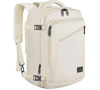 MATEIN Sac à Dos Ryanair - Cabine Extensible, Léger et Pratique, 40x30x20 cm, Blanc Cassé