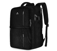 MATEIN Sac a Dos Voyage Cabine Avion 55x40x20cm, 44L Grand Bagage Ordinateur 18,4 Pouces Interface USB Charge Antivol, Sac à Dos Voyage Affaires Randonnée Unisexe Adapté Lufthansa/AirFrance, Noir