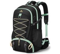 MATEIN Sac Randonnée Imperméable avec Housse de Pluie, Sac à Dos 40L avec Compartiment à Chaussures et Ceinture Lombaire, Léger Sac à Dos Randonnée Homme Femme Idéal Plein Air, Trekking, Voyages, Noir