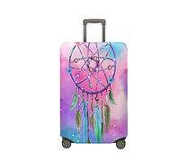 Mateju 18-32 Pouces Housse Valise, Housse de Valise Élastique Housse Filet à Rêves 3D, Protection Valise Lavable Housse de Protection pour Bagages Luggage Cover en Spandex (Brillant,S)