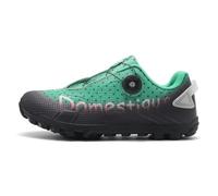 Mateju Chaussure de Cyclisme VTT Homme Femme avec Cale, Unisexes Respirantes Chaussure VTT Compatibles SPD de Vélo Route en Plein Air Sneakers -DC5 (Vert,39)