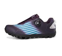 Mateju Chaussure de Cyclisme VTT Homme Femme avec Cale, Unisexes Respirantes Chaussure VTT Compatibles SPD de Vélo Route en Plein Air Sneakers -DC02 (Bleu,41)