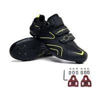 Mateju Chaussures de Cyclisme de vélo de Route Respirantes Chaussures de vélo pour Homme/Femme avec Look SPD-SL Delta Cleats Chaussures Indoor/Outdoor