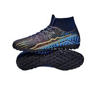 Mateju Coloré Chaussures de Football Enfant Crampons Garçon Homme Chaussure de Foot Spike Chaussures de Sport pour Extérieur Intérieur Athlétisme Entraînement Sports
