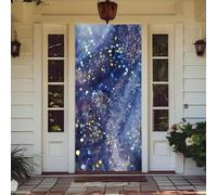 Mateju Couverture de Porte Impression 3D (Violet,90x210cm)