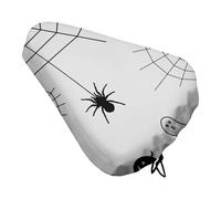 Mateju Housse de Pluie pour Siège de Vélo, Empreinte d'Araignée, Couvre-Selle de Vélo Imperméable, Taille Universelle, Contre la Poussiè, pour Protéger Votre Selle (Beige 01,1 pièces)