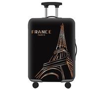 Mateju Housse Valise 3D Imprimé Housse de Valise Élastique Housse Protection Valise Housse de Protection pour Bagages Lavable Luggage Cover en Spandex S-XL (Tour de Paris,XL)