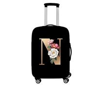 Mateju Housse Valise 3D Imprimé Housse de Valise Élastique Housse Protection Valise Lavable Housse de Protection pour Bagages Luggage Cover en Spandex S-XL (Rose N,M)
