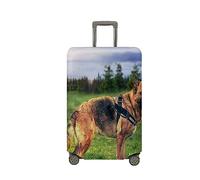 Mateju Housse Valise Housse de Valise Élastique Housse 3D Grand Chien Protection Valise Lavable Housse de Protection pour Bagages Luggage Cover 18-32 Pouces (Chien 3,XL)