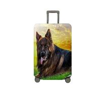 Mateju Housse Valise Housse de Valise Élastique Housse 3D Grand Chien Protection Valise Lavable Housse de Protection pour Bagages Luggage Cover 18-32 Pouces (Chien 5,S)