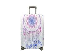 Mateju Housse Valise Housse de Valise Élastique Housse 3D Pumonet à Plumes Protection Valise Lavable Housse de Protection pour Bagages Luggage Cover en Spandex (S,Plume)