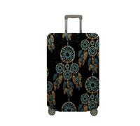 Mateju Housse Valise Housse de Valise Élastique Housse 3D Pumonet à Plumes Protection Valise Lavable Housse de Protection pour Bagages Luggage Cover en Spandex (M,Plume)