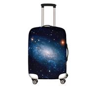 Mateju Housse Valise Impression de Ciel Étoilé, Housse de Valise Élastique Housse Protection Valise Lavable Housse de Protection pour Bagages Luggage Cover (Bleu,XL)